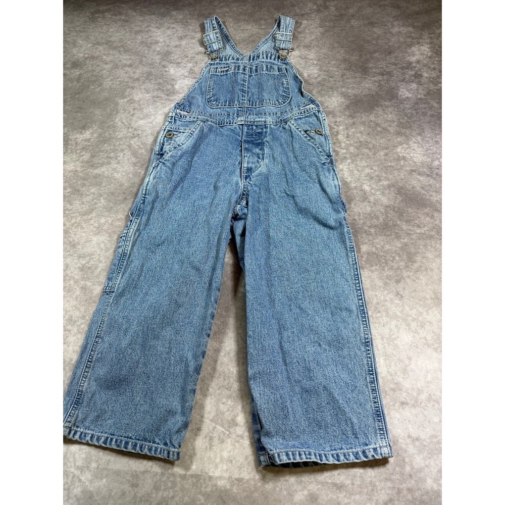Vintage 1999 Gap Denim Overalls XS Blue Cotton Carpenter Workwear Dungarees - Picture 1 of 14